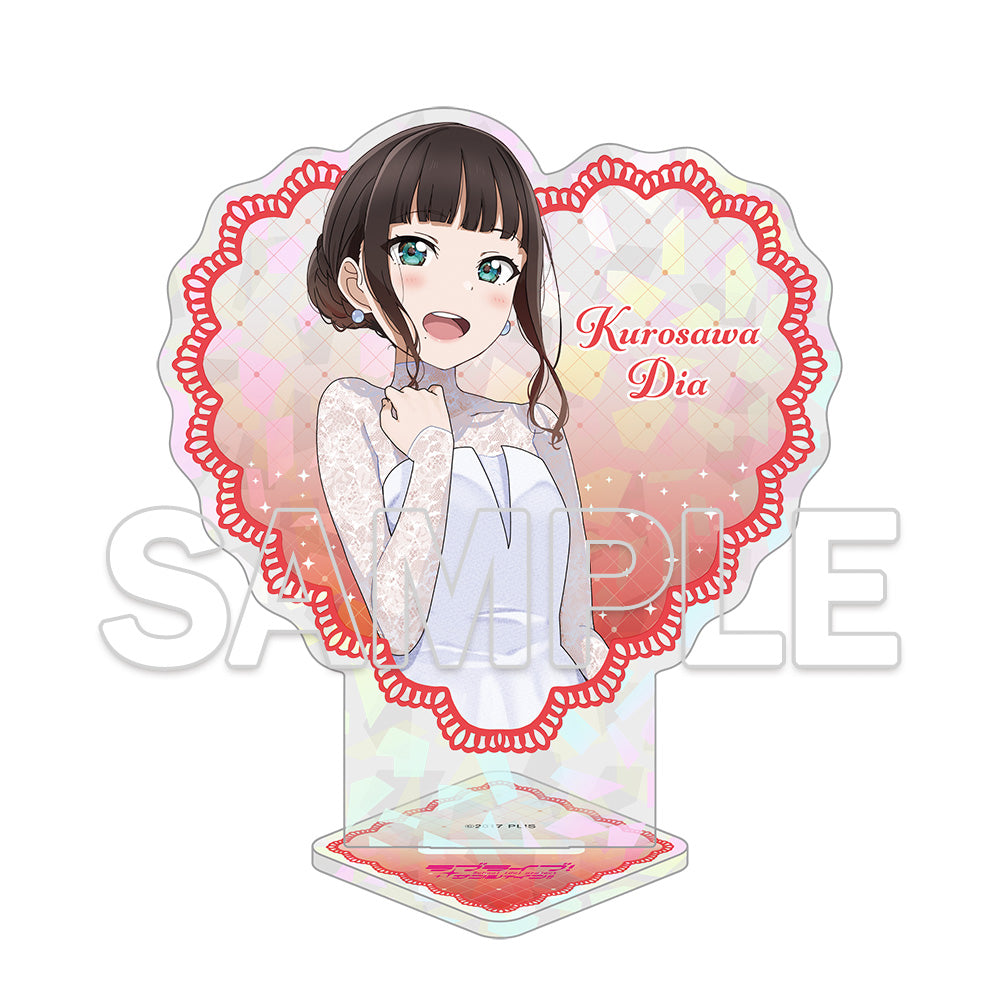 ラブライブ!サンシャイン!! ハート型アクリルスタンド Aqours ダイヤ【予約商品】