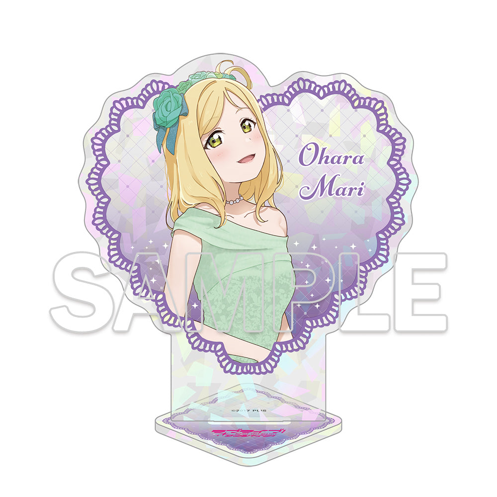 ラブライブ!サンシャイン!! ハート型アクリルスタンド Aqours 鞠莉【予約商品】