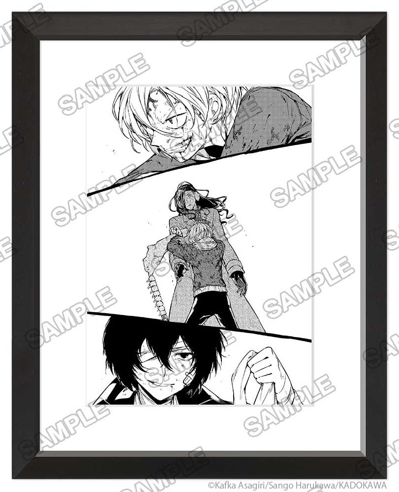 文豪ストレイドッグス 太宰、中也、十五歳 モノクロキャラファイングラフ【予約商品】