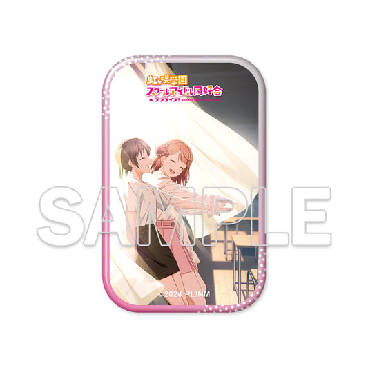 ラブライブ!虹ヶ咲学園スクールアイドル同好会 スクエア缶バッジ 侑&歩夢【予約商品】