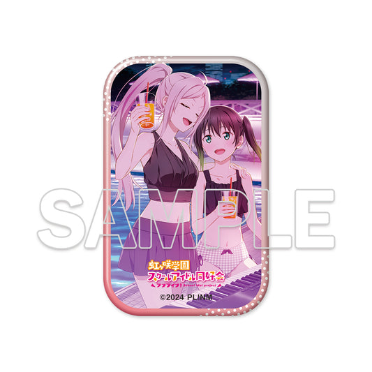 ラブライブ!虹ヶ咲学園スクールアイドル同好会 スクエア缶バッジ 侑&嵐珠【予約商品】