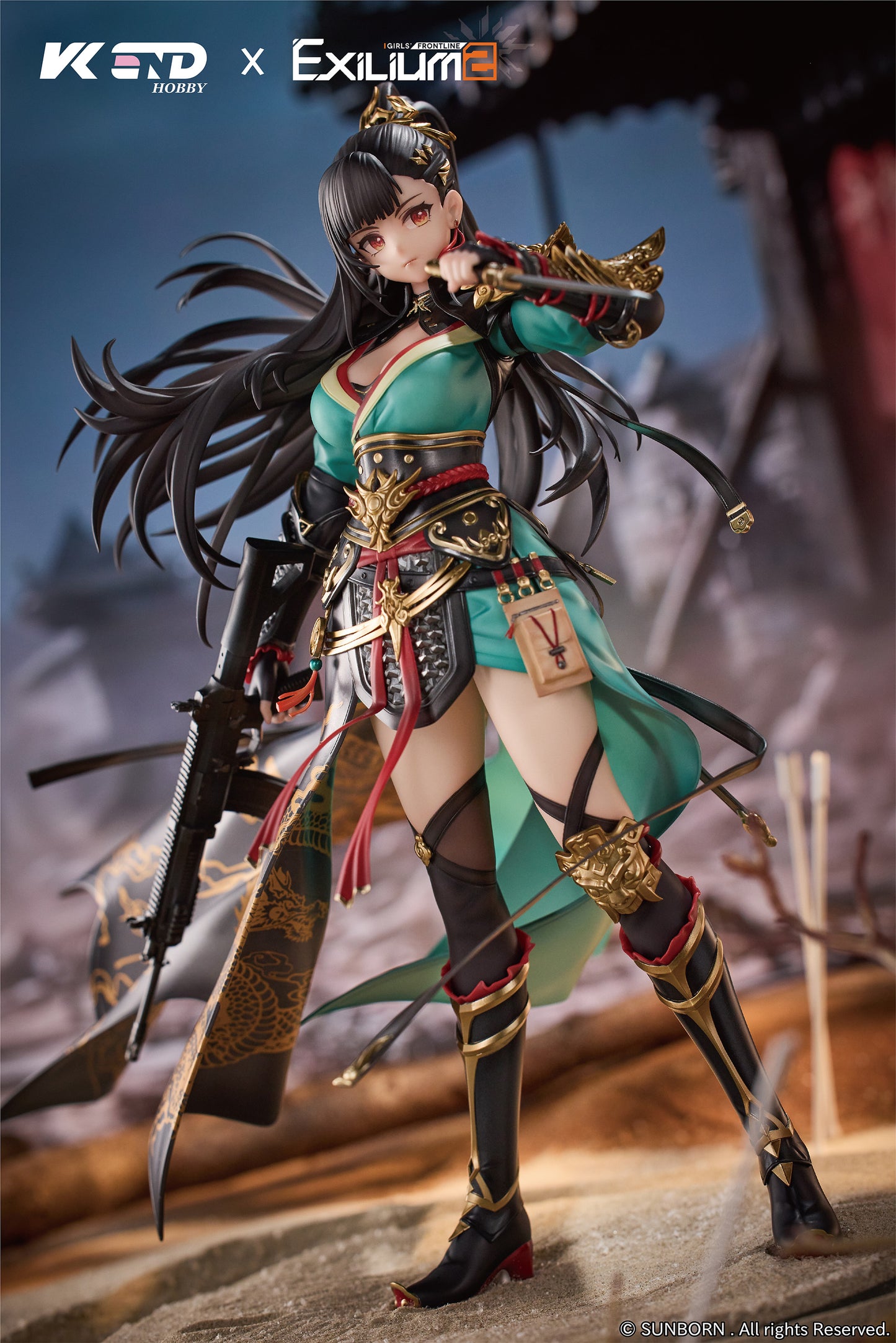 VKEND ドールズフロントライン2:エクシリウム 瓊玖 - 義薄雲天 1/6 スケールフィギュア【予約商品】