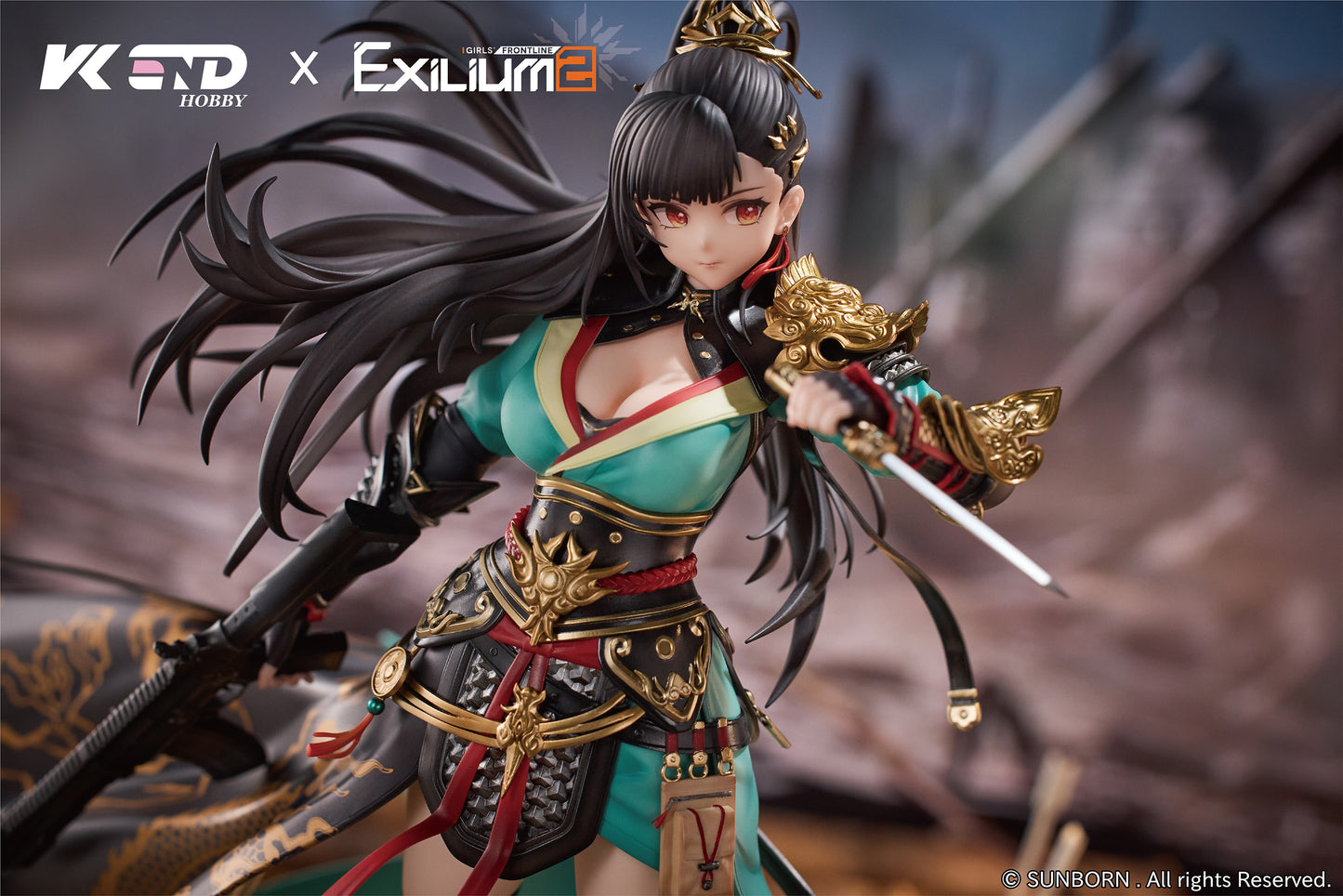 VKEND ドールズフロントライン2:エクシリウム 瓊玖 - 義薄雲天 1/6 スケールフィギュア【予約商品】
