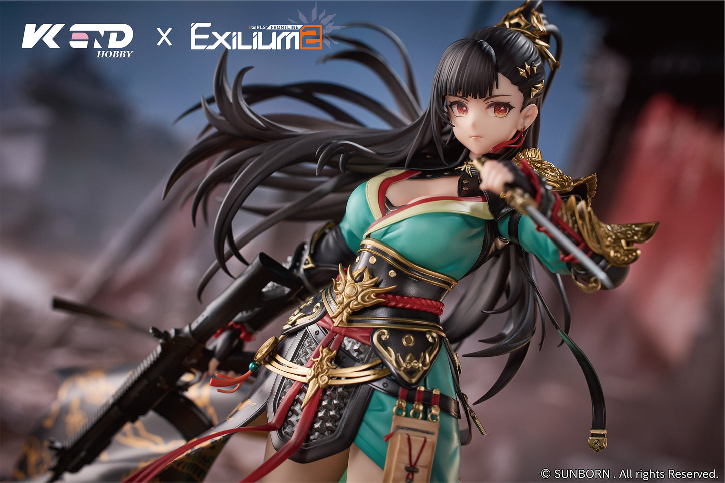 VKEND ドールズフロントライン2:エクシリウム 瓊玖 - 義薄雲天 1/6 スケールフィギュア【予約商品】