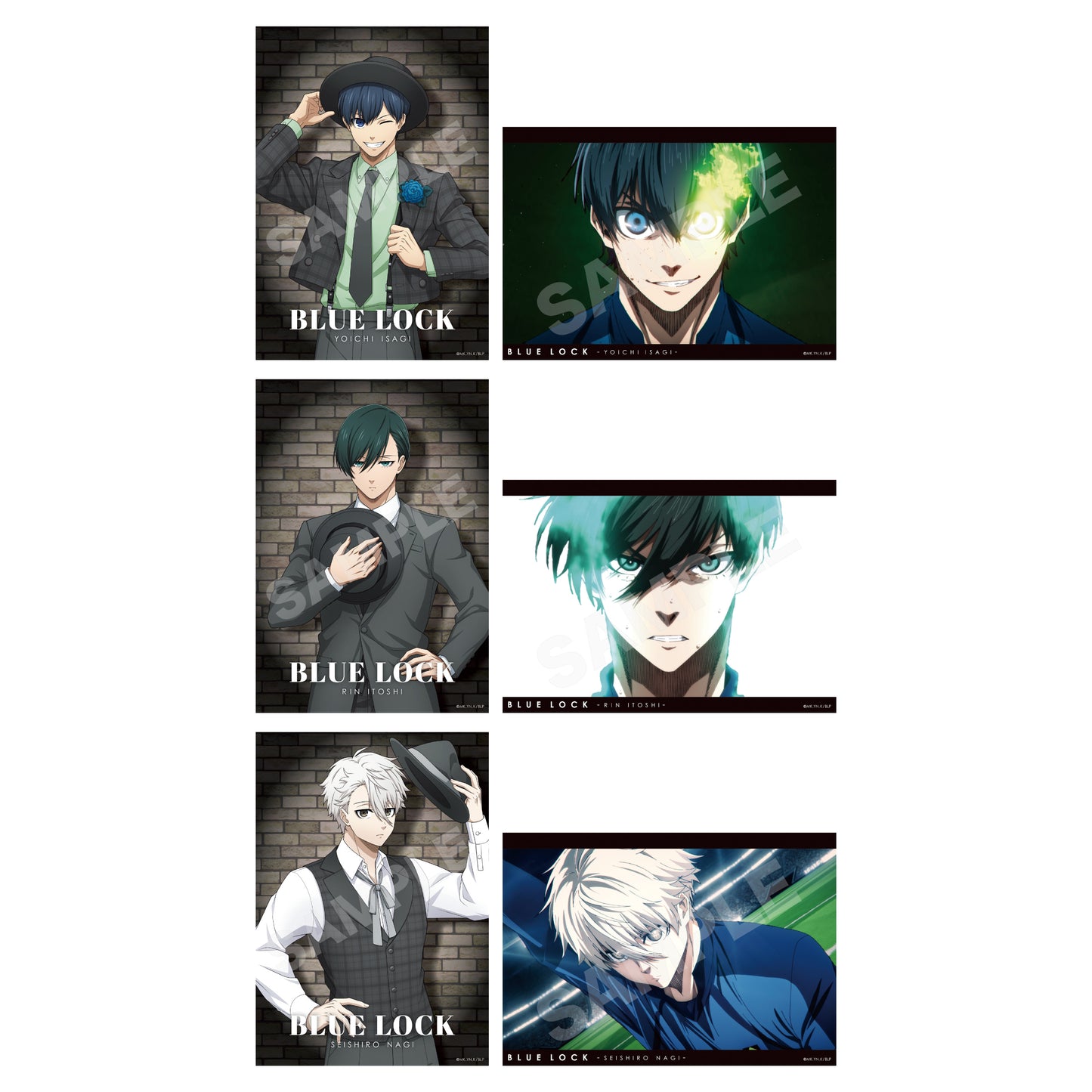 【Box/5】ブルーロック ブロマイド(2枚セット) 01【予約商品】