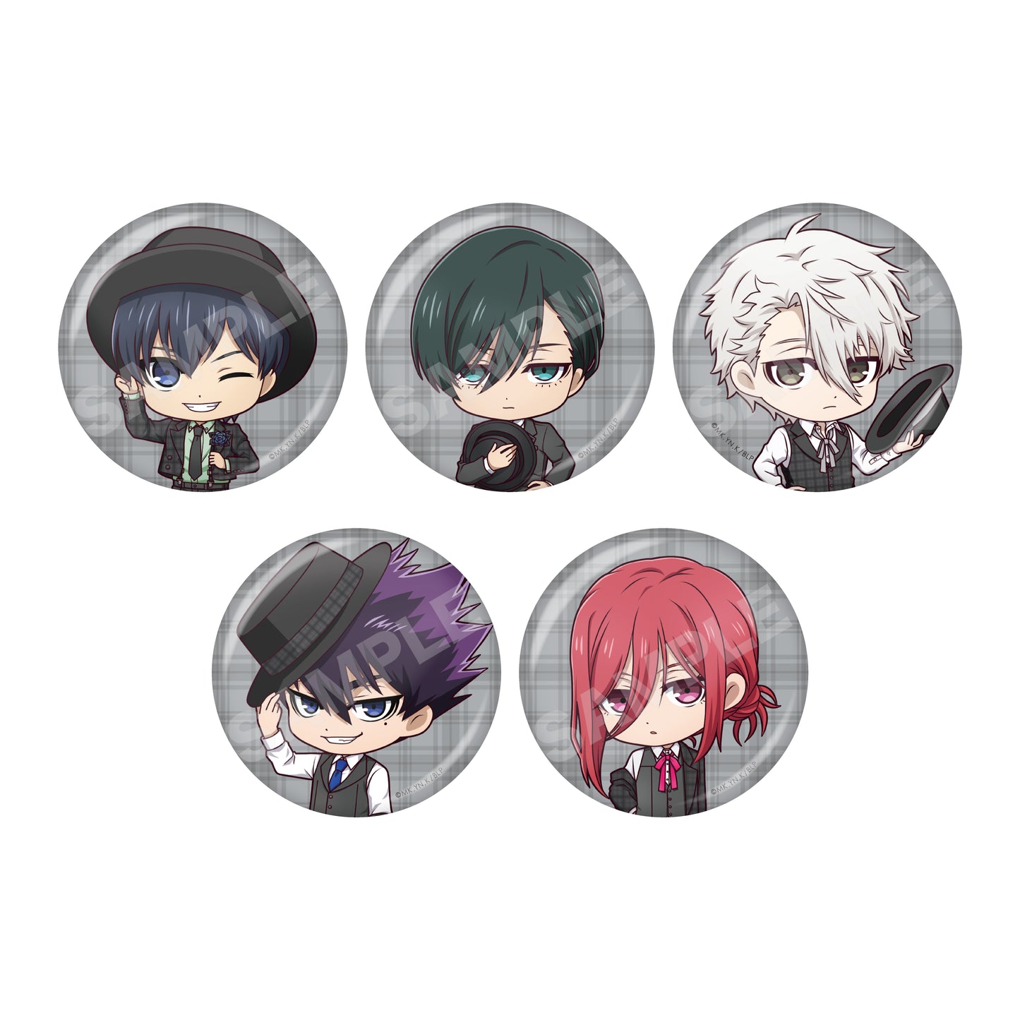 【Box/9】ブルーロック 缶バッジ 01 ミニキャラ【予約商品】