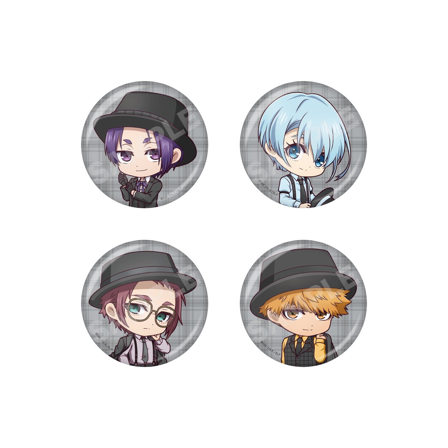 【Box/9】ブルーロック 缶バッジ 01 ミニキャラ【予約商品】