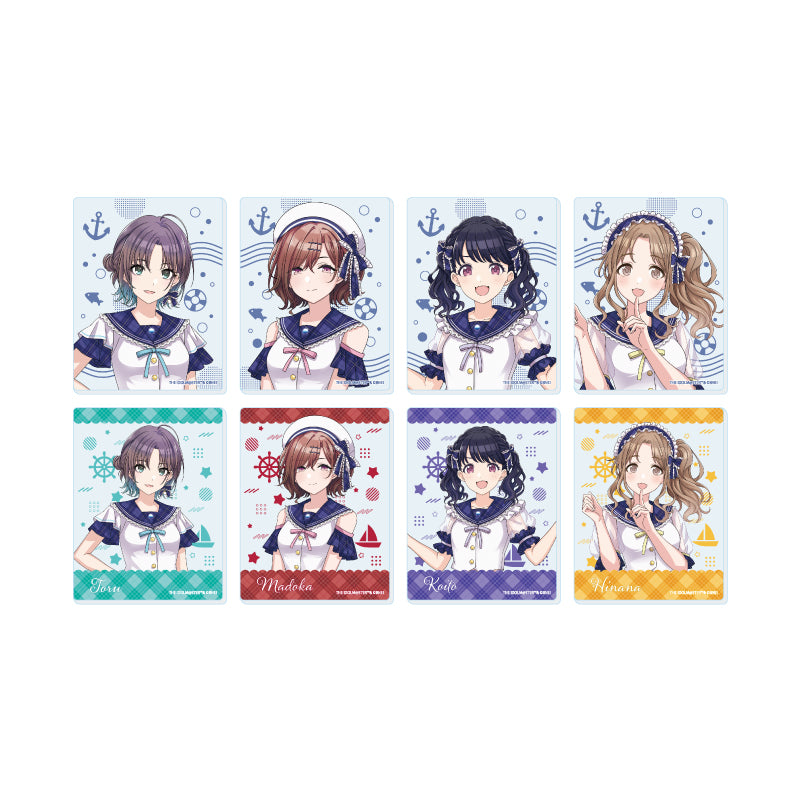 【Box/8】アクリルカード アイドルマスター シャイニーカラーズ 04 セーラー風アイドル衣装Ver.(描き下ろしイラスト)【予約商品】