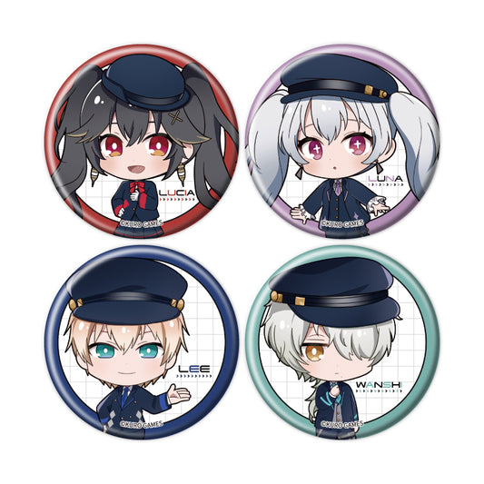【Box/4】缶バッジ パニシング:グレイレイヴン 02 ミニキャライラスト【予約商品】