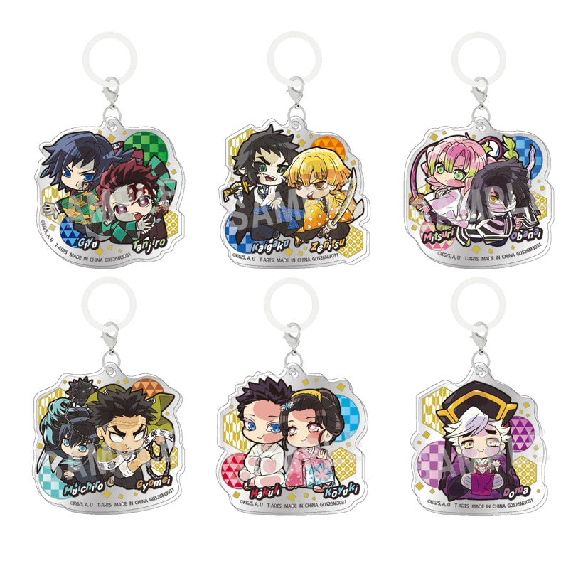 【Box/6】ぴた!でふぉめ 鬼滅の刃 無限城編弐 トレーディングアクリルめじるしチャーム【予約商品】
