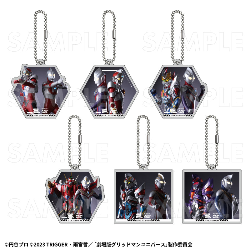 【Box/6】ULTRAMAN×GRIDMAN トレーディングアクリルキーホルダー