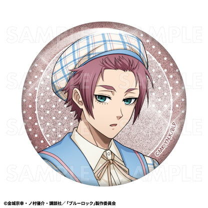 【Box/7】ブルーロック チェックセーラーStyle トレーディンググリッター缶バッジ【予約商品】