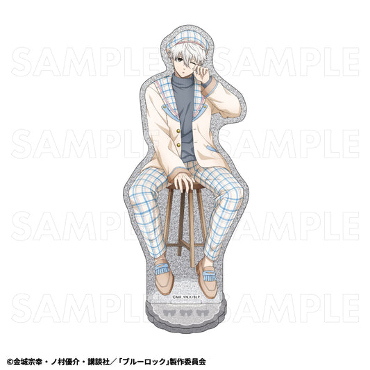 ブルーロック チェックセーラーStyle グリッターアクリルスタンド 凪誠士郎【予約商品】