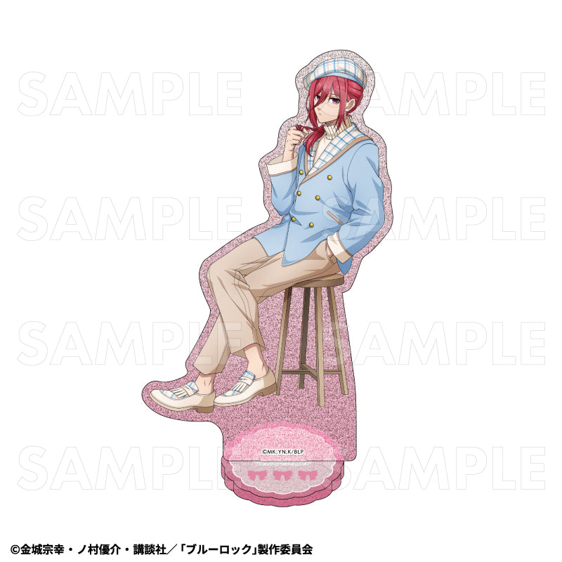 ブルーロック チェックセーラーStyle グリッターアクリルスタンド 千切豹馬【予約商品】