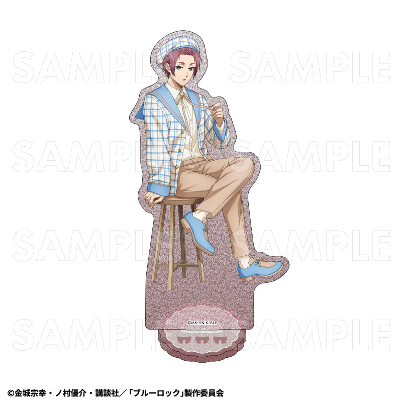 ブルーロック チェックセーラーStyle グリッターアクリルスタンド 糸師冴【予約商品】