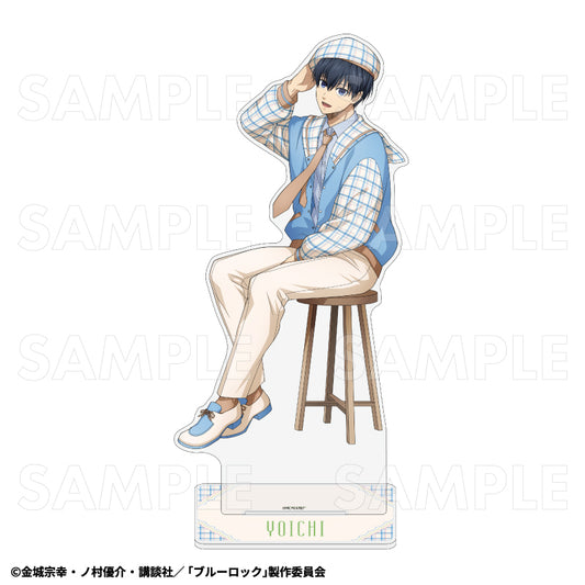 ブルーロック チェックセーラーStyle 特大アクリルスタンド 潔世一【予約商品】