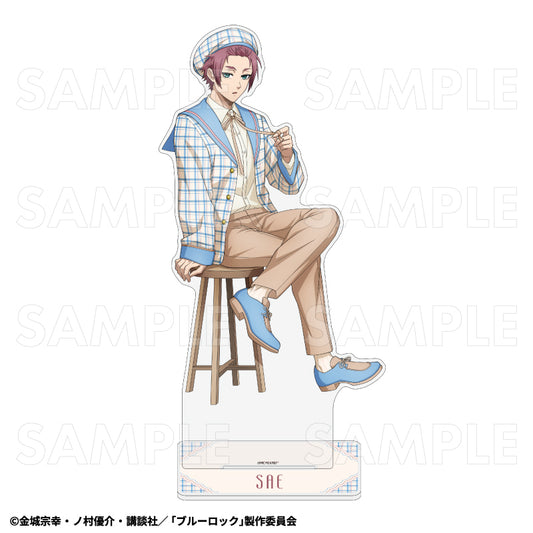 ブルーロック チェックセーラーStyle 特大アクリルスタンド 糸師冴【予約商品】
