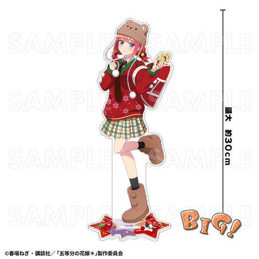 五等分の花嫁* ウインターMode & クリスマスMode 特大アクリルスタンド 中野二乃 クリスマスMode【予約商品】