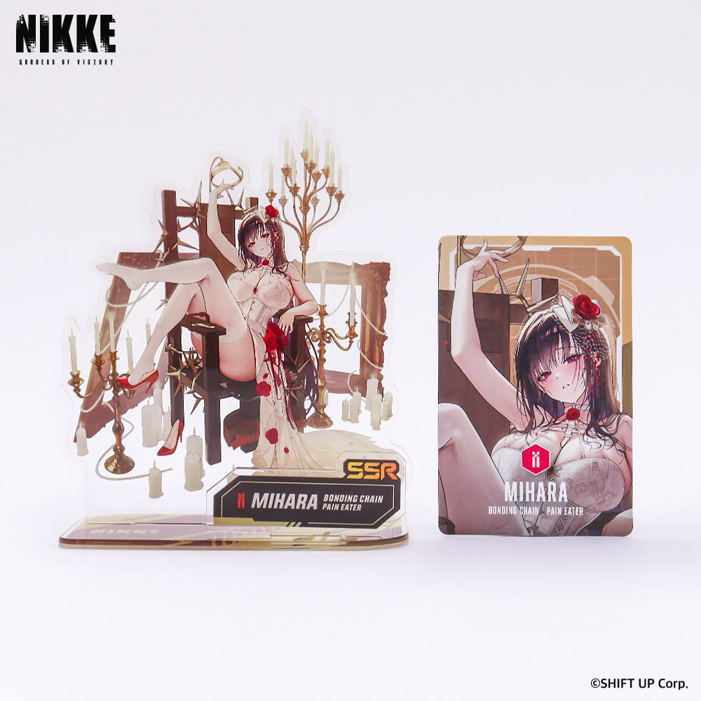 勝利の女神:NIKKE アクリルスタンド&フォトカード ミハラ【予約商品】