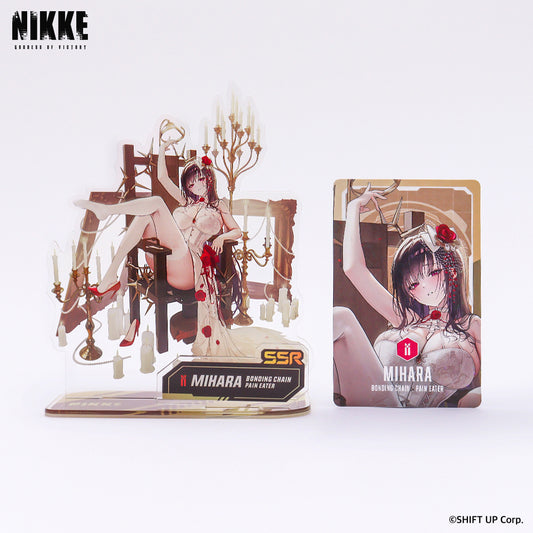 勝利の女神:NIKKE アクリルスタンド&フォトカード ミハラ【予約商品】