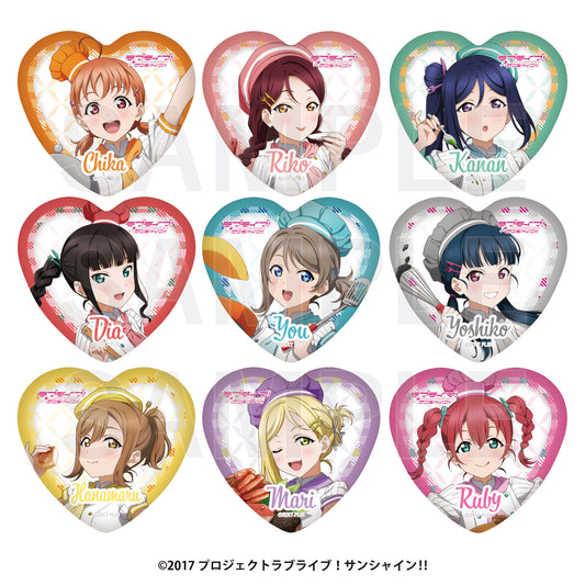 【Box/9】ラブライブ!サンシャイン!! トレーディングハート缶バッジ【予約商品】