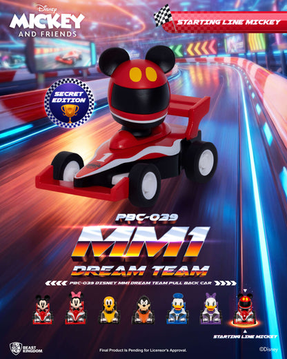 【Box/6】PBC-039 ディズニー MM1 ドリーム・チーム プルバックカー ブラインドボックス(6個入り)【予約商品】