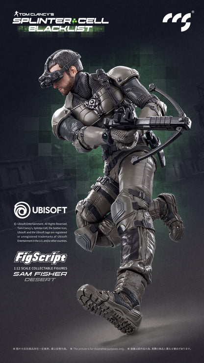 001_CCSTOYS FigScriptシリーズ Splinter Cell(スプリンターセル) Sam Fisher(サム・フィッシャー) 砂漠Ver. 1/12スケール可動フィギュア【予約商品】
