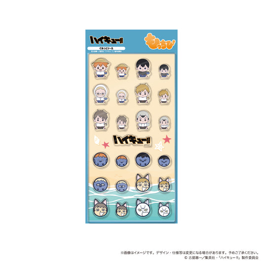 ハイキュー!! ぐみっとシール もっちび ビーチボールVer.【予約商品】