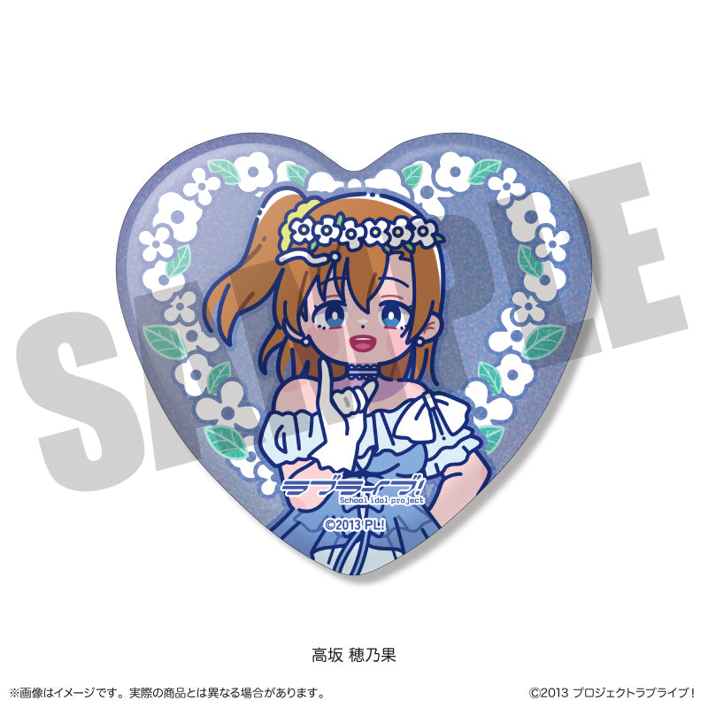 【Box/9】ラブライブ! にゅーとろ 第3弾 トレーディングキラキラハート缶バッジ【予約商品】