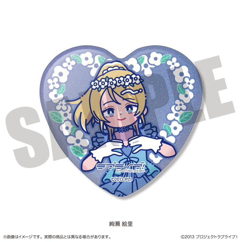 【Box/9】ラブライブ! にゅーとろ 第3弾 トレーディングキラキラハート缶バッジ【予約商品】