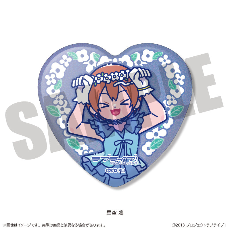 【Box/9】ラブライブ! にゅーとろ 第3弾 トレーディングキラキラハート缶バッジ【予約商品】
