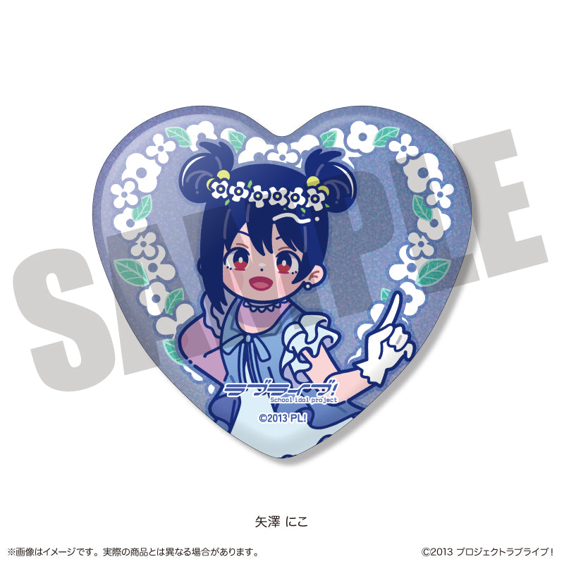 【Box/9】ラブライブ! にゅーとろ 第3弾 トレーディングキラキラハート缶バッジ【予約商品】