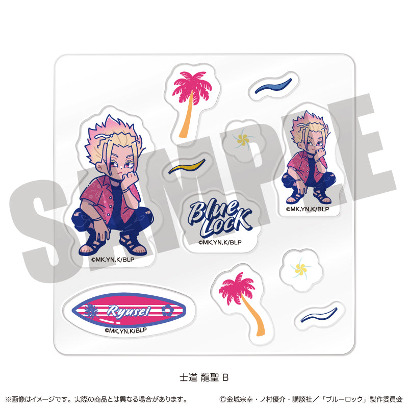 ブルーロック カスタムステッカーシート にゅーとろ 士道龍聖バースデー B【予約商品】