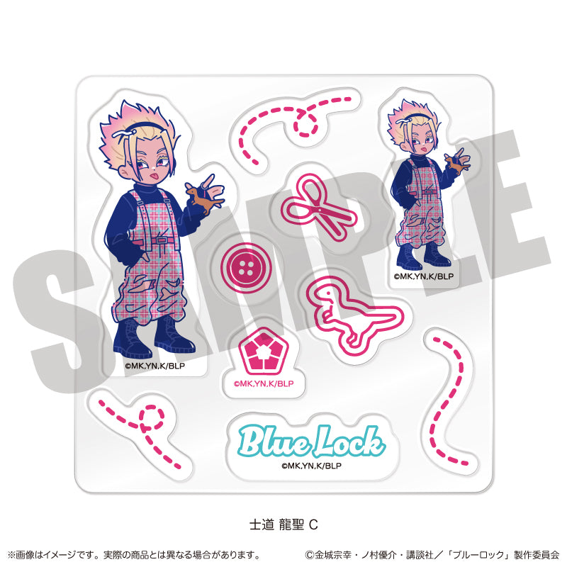 ブルーロック カスタムステッカーシート にゅーとろ 士道龍聖バースデー C【予約商品】