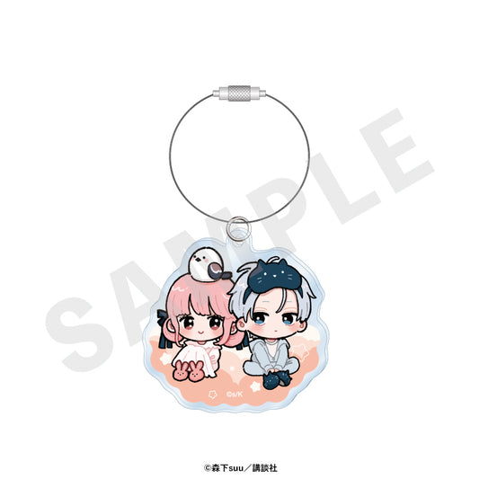 ゆびさきと恋々 アクリルキーホルダー ミニキャラ