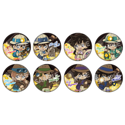 【Box/8】名探偵コナン アドベンチャーコレクション トレーディンググリッター缶バッジ【予約商品】