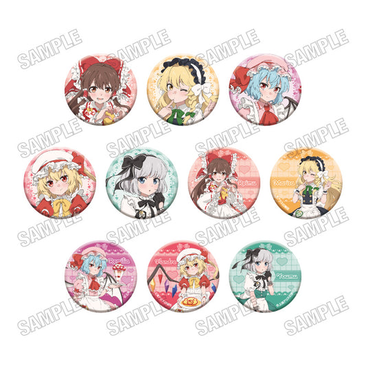 【Box/10】東方Project 描き下ろし缶バッジコレクション メイドVer.【予約商品】