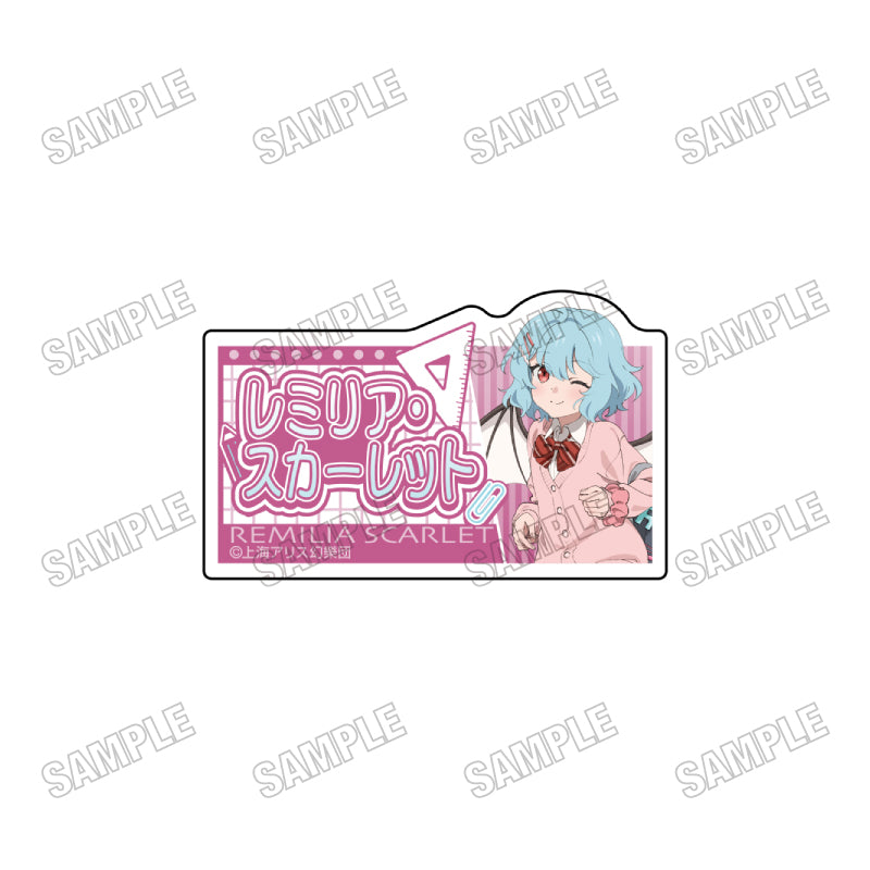 東方Project 描き下ろしアクリルバッジ 制服Ver. 3 レミリア・スカーレット【予約商品】