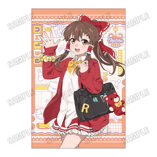 東方Project 描き下ろしB2タペストリー 制服Ver. 1 博麗霊夢【予約商品】