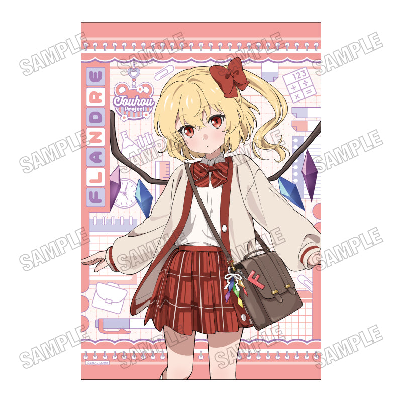 東方Project 描き下ろしB2タペストリー 制服Ver. 4 フランドール・スカーレット【予約商品】