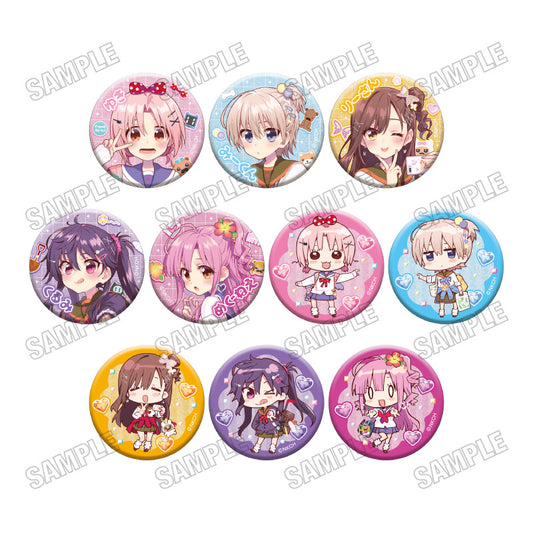 【Box/10】がっこうぐらし! 描き下ろし缶バッジコレクション ギャル風制服Ver.【予約商品】