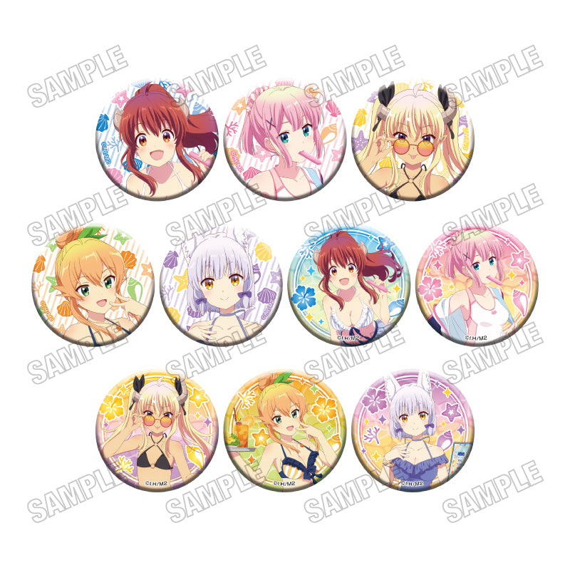 【Box/10】まちカドまぞく 2丁目 描き下ろし缶バッジコレクション 海の家 あすらVer.【予約商品】