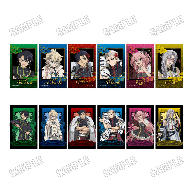 【Box/12】終わりのセラフ 描き下ろしミニフォトカードコレクション オリジナル衣装Ver.【予約商品】