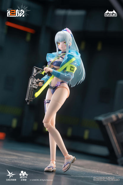 HASUKI POCKET ART シリーズ PA013 ドールズフロントライン2:エクシリウム クルカイ 1/12スケール可動フィギュア 豪華版【予約商品】