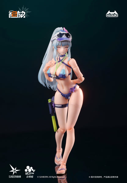 HASUKI POCKET ARTSシリーズ PA013 ドールズフロントライン2:エクシリウム クルカイ 1/12スケール可動フィギュア 豪華版【予約商品】