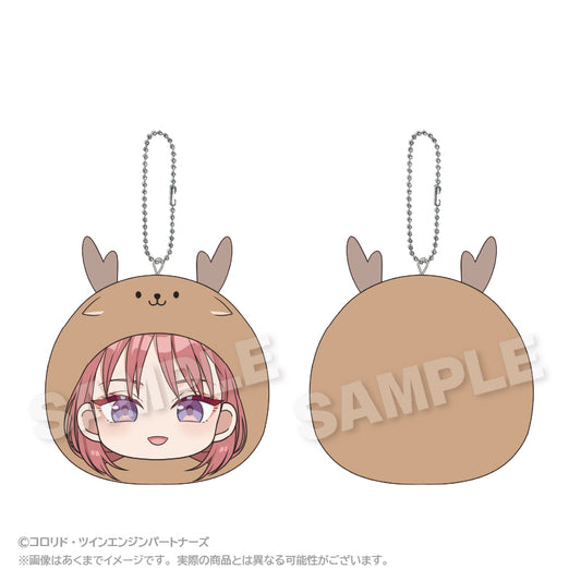 超かぐや姫! まるめいつクッションキーホルダー 綾紬芦花【予約商品】