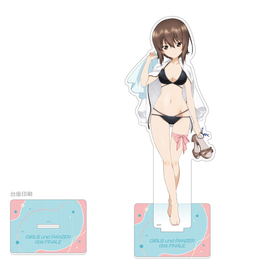 ガールズ&パンツァー 最終章 描き下ろし特大アクリルスタンド 西住まほ/リゾート水着【予約商品】
