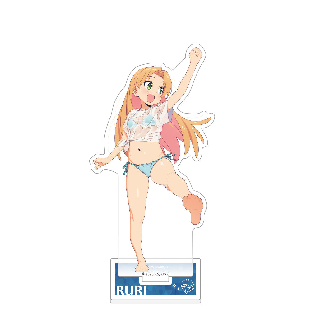瑠璃の宝石 描き下ろしアクリルスタンド 谷川瑠璃/水遊び【再販】【予約商品】