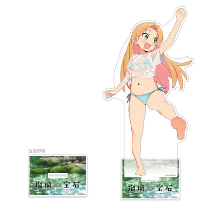 瑠璃の宝石 描き下ろし特大アクリルスタンド 谷川瑠璃/水遊び【再販】【予約商品】