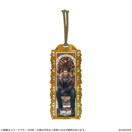 バイオハザード30周年 メインアートメタルブックマーカー クリス【再販】【予約商品】